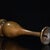 Copper Vintage Pair Solid Copper Tall Candlesticks, Elegant Pear Shape Stemmed Candle Holders, Chinoiserie Matching Altar Set For Sale - Image 8 of 9