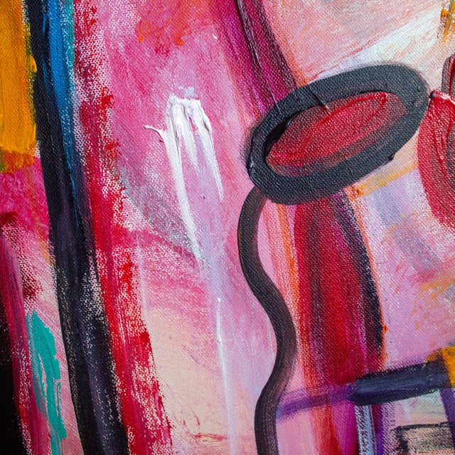 “State of Mind – Large Abstract Expressionist Painting by Nathalie Gribinski” For Sale - Image 9 of 11