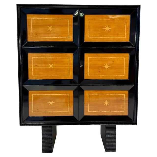 Art Deco Cherrywood and Maple Cabinet by Osvaldo Borsani, 1940s For Sale - Image 11 of 11
