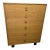 Herman Miller Mid-Century Modern Walnut Tall Dresser / Gentleman’s Chest, C. 1950s For Sale