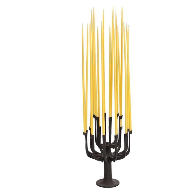 Danish Candleholders by Gunnar Cyren for Dansk, 1960, Set of 3 For Sale - Image 9 of 10