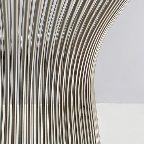 Modern Italian Steel and Crystal Side Tables attributed to Warren Platner for Knoll, 1966, Set of 2 For Sale - Image 14 of 18