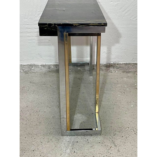 Wood Console Table by Guy Lefèvre, 1970s For Sale - Image 7 of 16