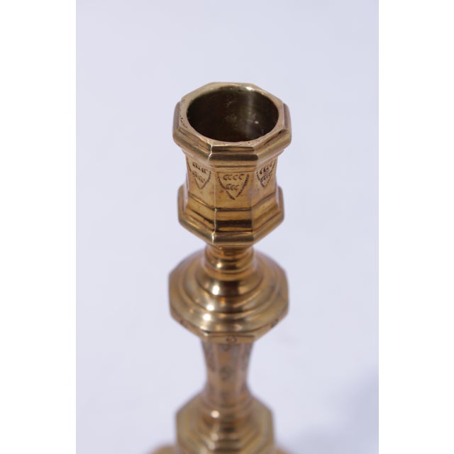 Traditional 1980s Mottahedeh Historic Natchez Brass Candlestick For Sale - Image 3 of 12