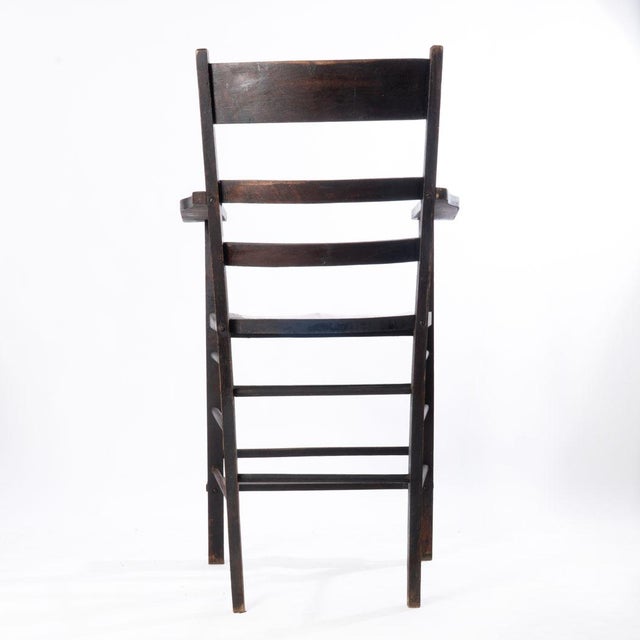 Early 20th Century Pair of Billiard Chairs For Sale - Image 9 of 14