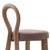Textile Mary III Bar Chairs in Wood by Ottiu, Set of 2 For Sale - Image 7 of 8