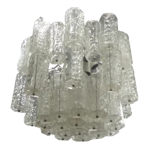 1960s Mid-Century Murano Glass Chandelier