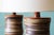 1960s Pair of Jane and Gordon Martz Table Lamps M221 Marshall Studios Green Brown Bamboo For Sale - Image 9 of 13