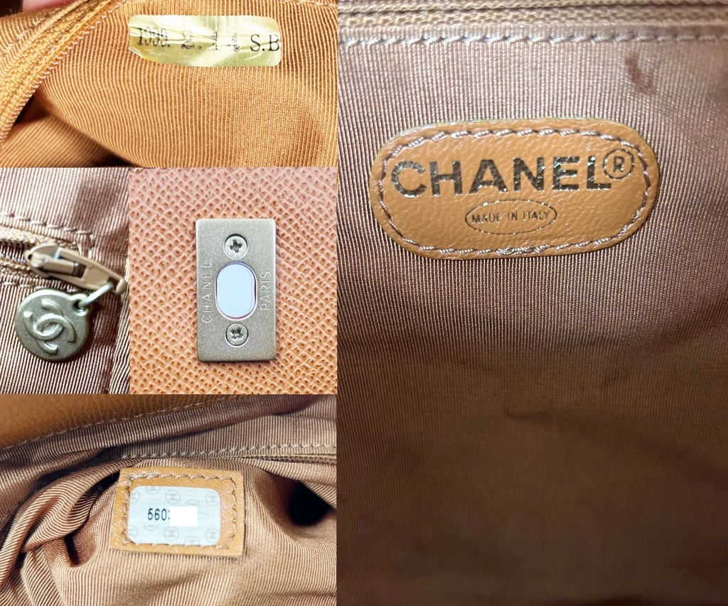 Chanel Brown Caviar Faux Tortoiseshell Backpack | Chairish display picture 2