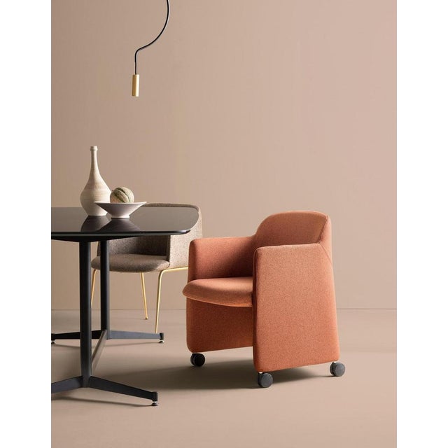 Metal Deep Tube Chair in Polyurethane Foam and Steel Insert by Quinti Sedute For Sale - Image 7 of 9