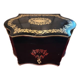 19th Century Antique Napoleon III Boulle Tantalus Liquor Cabinet For Sale