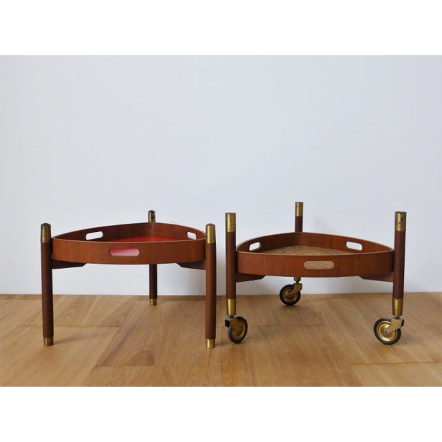 Serving Trolley in Teak, Italy, 1950s For Sale - Image 9 of 12