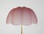 Metal Violet Art Glass Clam Shell Floor Lamp With Brass Base, 1960s France For Sale - Image 7 of 9
