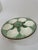 Longchamp 1930s French Longchamp Green and White Majolica Oyster Plate For Sale - Image 4 of 16