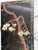 Chinese Black Lacquer Four-Panel Folding Screen + Soapstone Inlay, Vintage For Sale - Image 4 of 12
