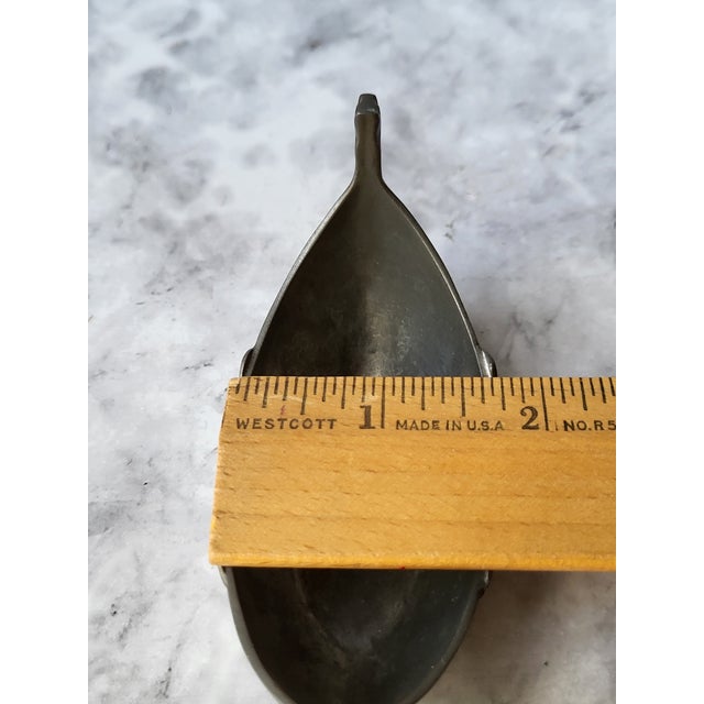 Silver Vintage Just Anderson Viking Ship Salt Cellar For Sale - Image 8 of 10