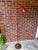 1900 - 1909 Early 20th Century Large Red Industrial Metal Floor Lamp By O. C. White For Sale - Image 5 of 12