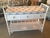 Vintage Lilly Pulitzer Boys Faux Bamboo White Lacquered Baby Changing Table For Sale - Image 10 of 12
