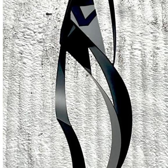 Vintage Mid-Century Modern Abstract Steel Sculpture For Sale - Image 13 of 13