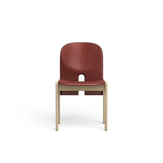Scarpa 121 Chair in Wood and Leather by Afra & Tobia Scarpa, 1965 For Sale - Image 10 of 12