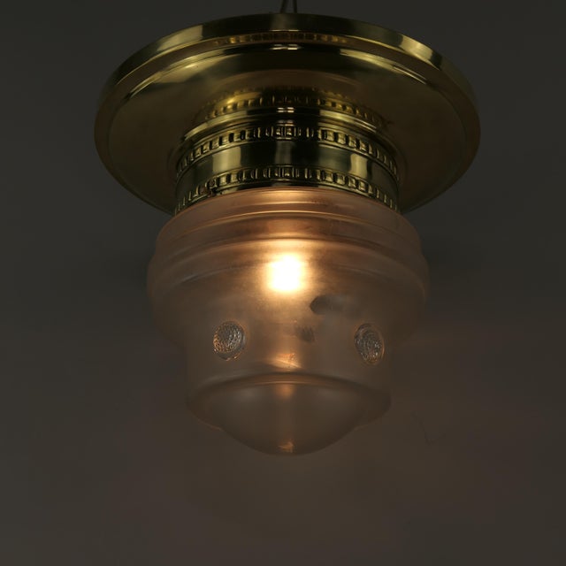 Vintage Art Deco Ceiling Light, 1920s For Sale - Image 4 of 12