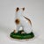 Early 20th Century Vintage Chelsea Style Porcelain Cat Figurine on Green & Gold Plinth For Sale - Image 5 of 9