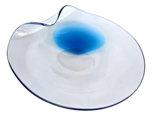 1980s Murano Art Glass Large Centerpiece Bowl by Renato Anatrà, Signed