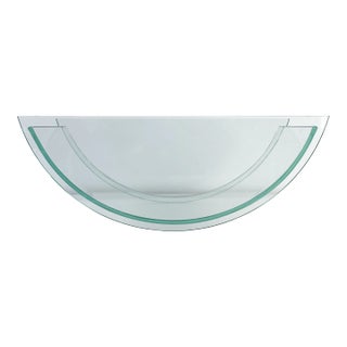 Postmodern Counterweight Glass Vase or Fruit Bowl For Sale