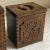 1970s 1976 Sears Roebuck & Co. Carved Wood Kitchen Canisters- Set of 4 For Sale - Image 5 of 12