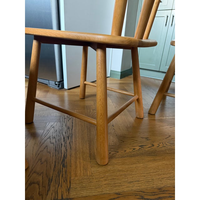 Three Mya Oak Wooden Dining Chairs For Sale - Image 9 of 9