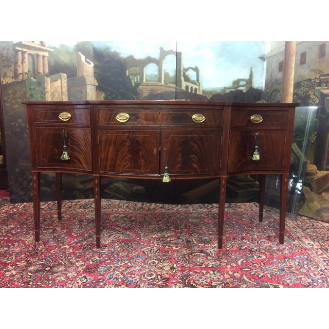 Antique Sideboard, Federal Buffet For Sale - Image 11 of 18