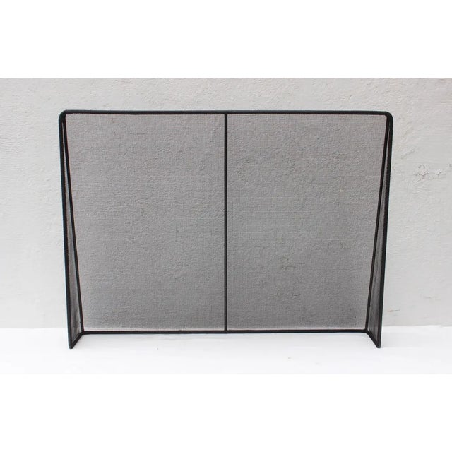 Modern Custom Modern Metal Fireplace Screen by Jed Design For Sale - Image 3 of 8