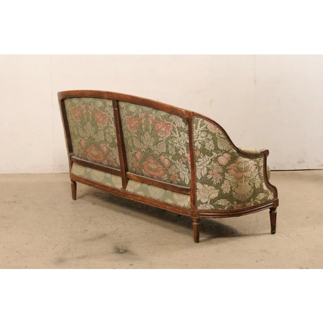 19th Century Swedish Gustavian Upholstered Tub Sofa For Sale In Atlanta - Image 6 of 10