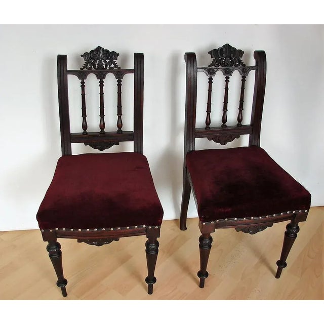 Set of 19th Century Dining Chairs For Sale - Image 10 of 12