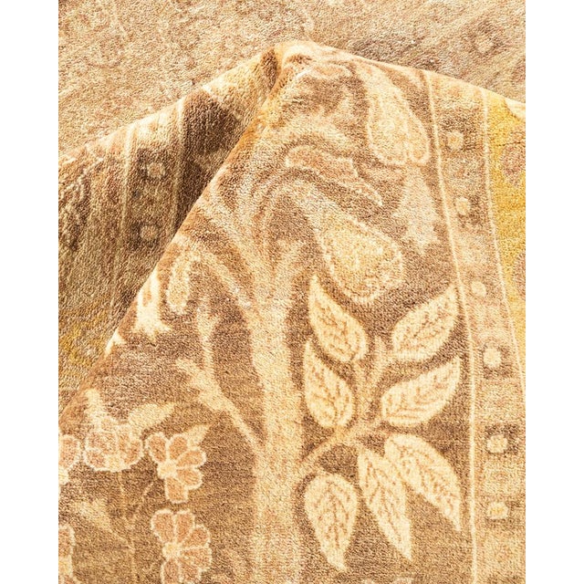 Textile Mogul, One-of-a-Kind Hand-Knotted Area Rug in Ivory, 10' 3" x 13' 10" For Sale - Image 7 of 8