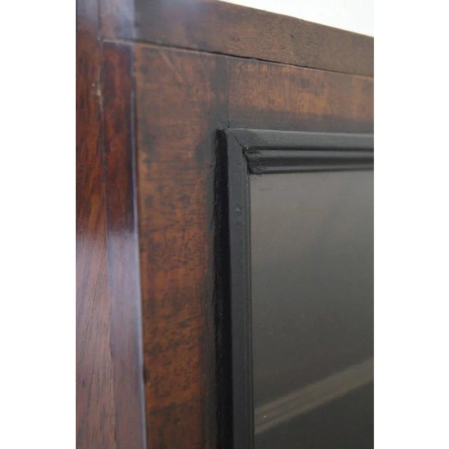 Wood English Mahogany Regency Period Display Case on Stand For Sale - Image 7 of 10