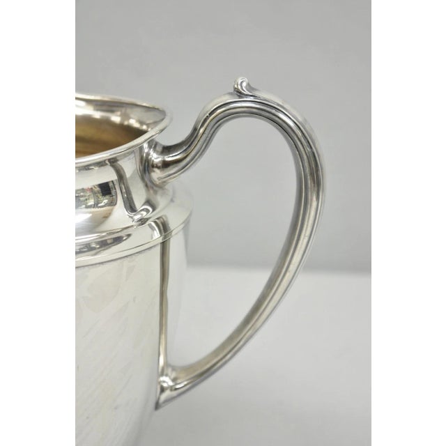 Oneida Vintage Oneida Briarcliff Victorian Silver Plated Water Pitcher For Sale - Image 4 of 12