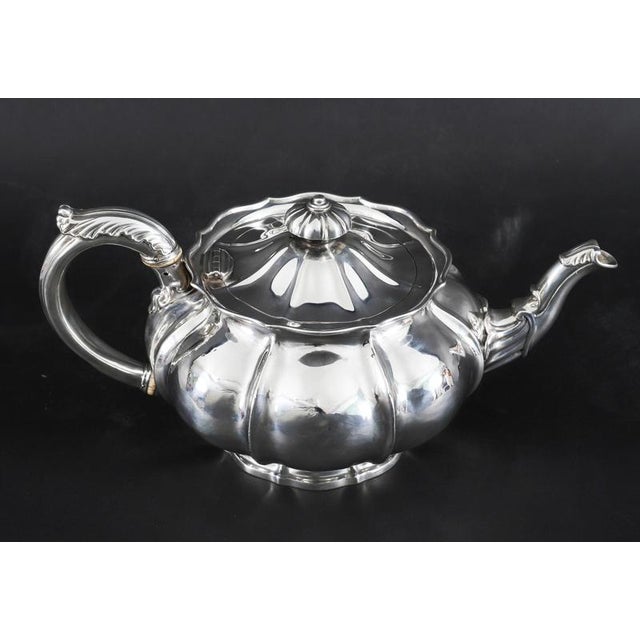 Antique Georgian Sterling Silver Teapot by Paul Storr, 19th Century For Sale - Image 3 of 18