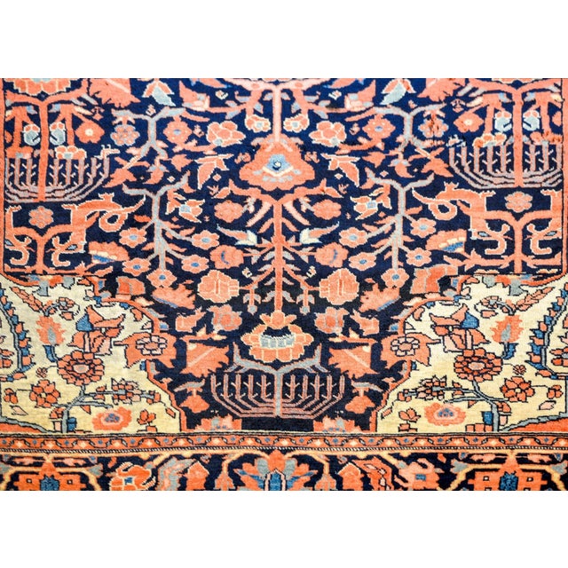 Early 20th Century Sarouk Farahan Rug For Sale - Image 4 of 8