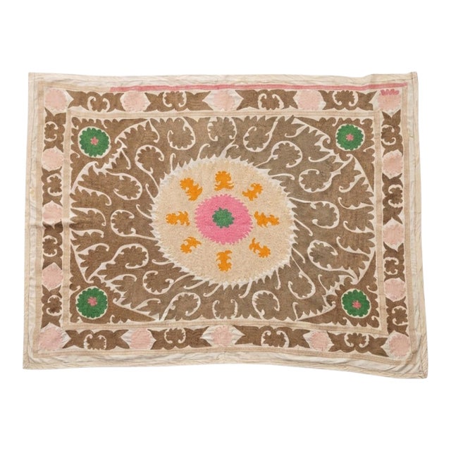 Uzbek Suzani Wall Tapestry For Sale