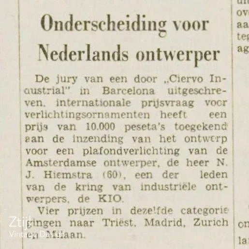 Evolux Hanging Lamp by Hiemstra, 1960s For Sale - Image 9 of 10