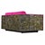 Adrian Pearsall Adrian Pearsall Craft Associates Pink Paul Evans Style Brutalist Loveseat Sofa For Sale - Image 4 of 16