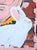 2020s Matthew Reeves "Just a Rabbit" Contemporary Pink, Green, & Yellow Figurative Portrait Painting, 2025 For Sale - Image 5 of 9