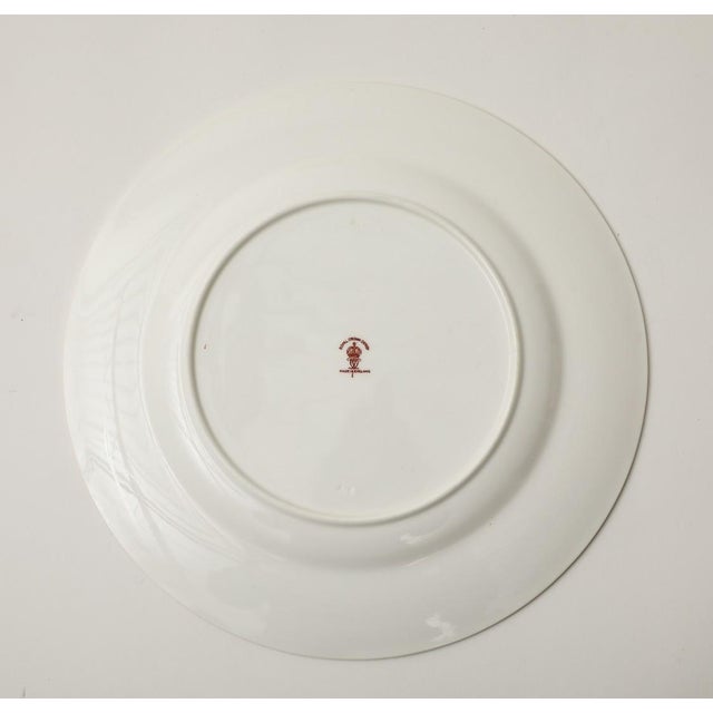 Japanese Royal Crown Derby Luncheon Plates, Chandos Pattern, Set of 12 For Sale - Image 3 of 9