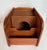 Mid-Century Modern Danish Modern Kalamar Designs Teak Tambour Roll-Top CD Storage Box For Sale - Image 3 of 12