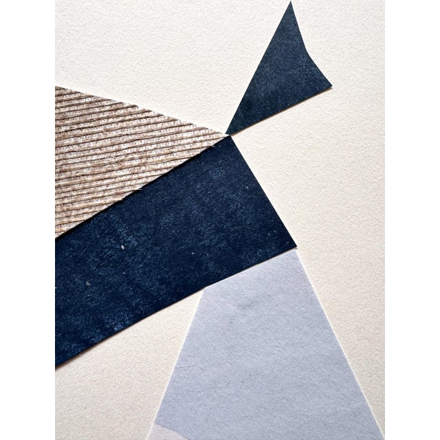 "Rhythm Replaces Reason 6" Original Mixed-Media Collage on Paper by Zac Woodiel For Sale In Little Rock - Image 6 of 9