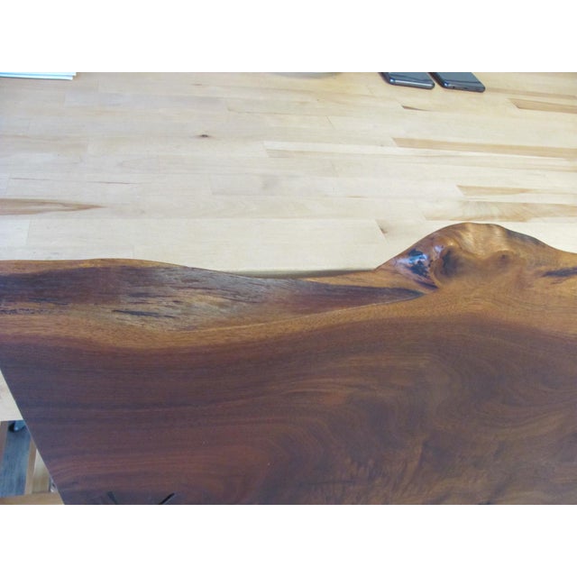 George Nakashima Twin Headboard Walnut Live Edge Circa 1970 Excellent For Sale In Providence - Image 6 of 15