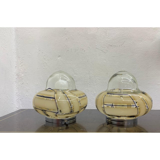 Barovier & Toso 1950s Small Table Lamp - "Toso" For Sale - Image 4 of 5