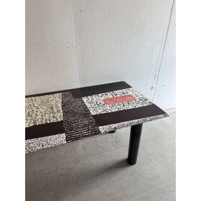 Postmodern Dining Table by Lojze Spacal for De Rosso, 1980s For Sale - Image 5 of 9