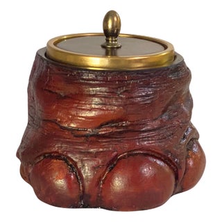 Ice Bucket in Plastic and Metal with Leather Base, Switzerland, 1970s For Sale